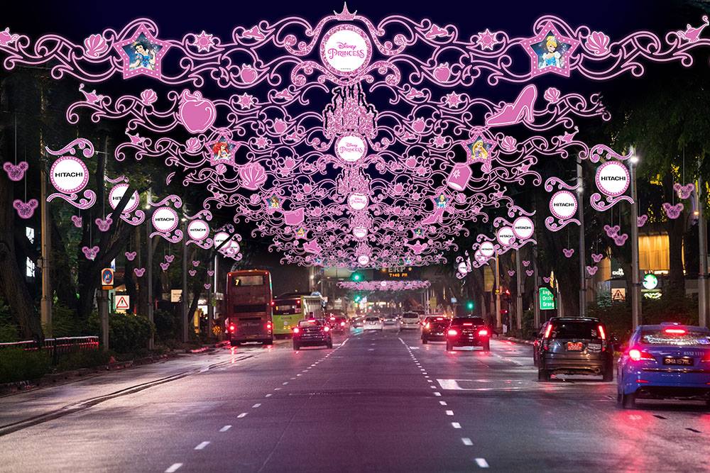 2018年迪新加坡乌节路圣诞花灯迪士尼主题-热点新加坡