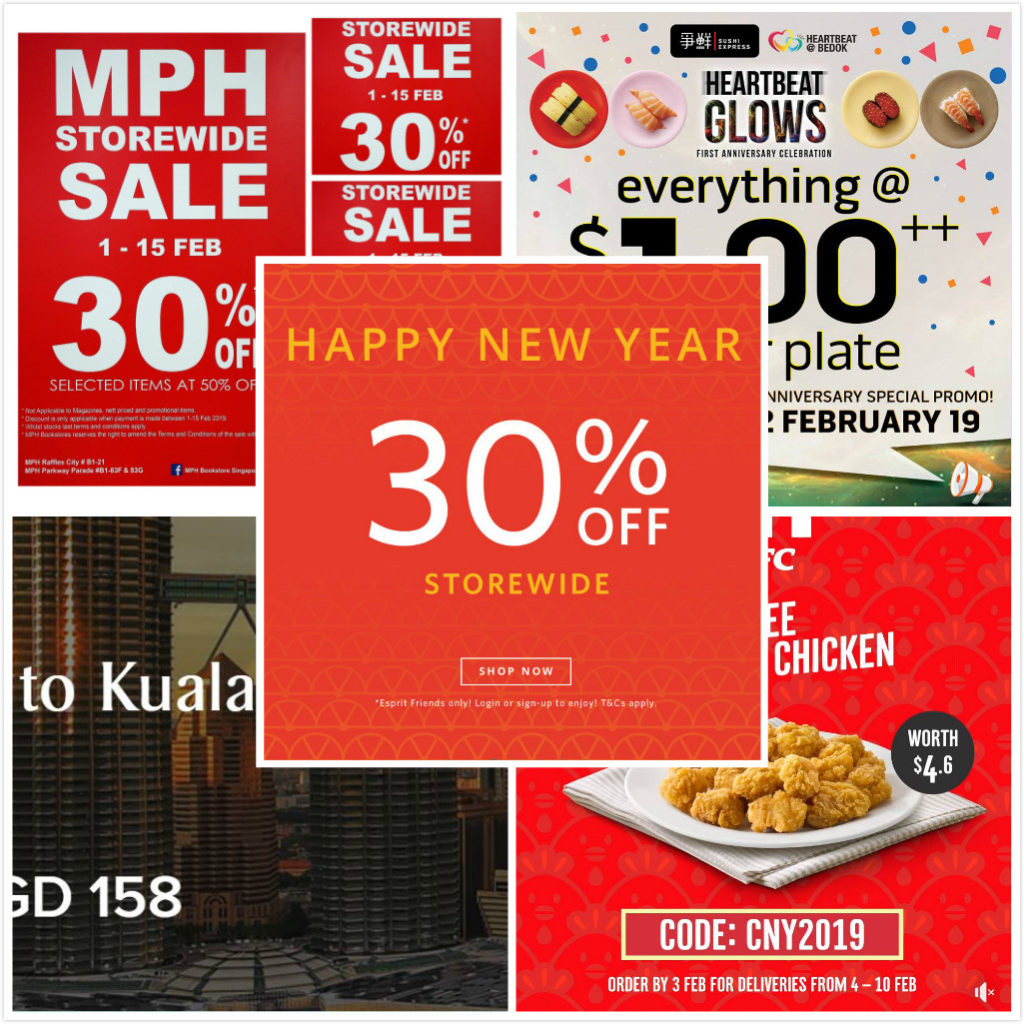2.2 新加坡优惠合辑| 新航/胜安航空双人出行优惠，往返含税158新币起；Sushi Express 1元寿司活动即将开始；Esprit全场额外7折；KFC  Delivery限时免费送鸡米花；MPH书店全场7折- 🇸🇬新加坡省钱皇后-皇后情报局