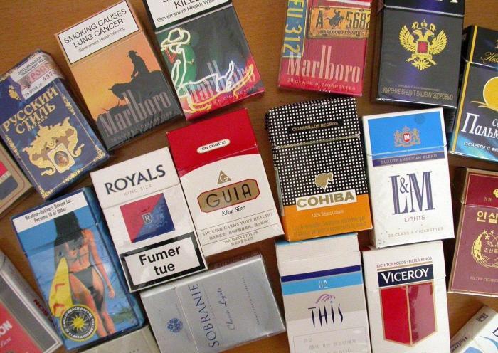 外国香烟品牌大全图片