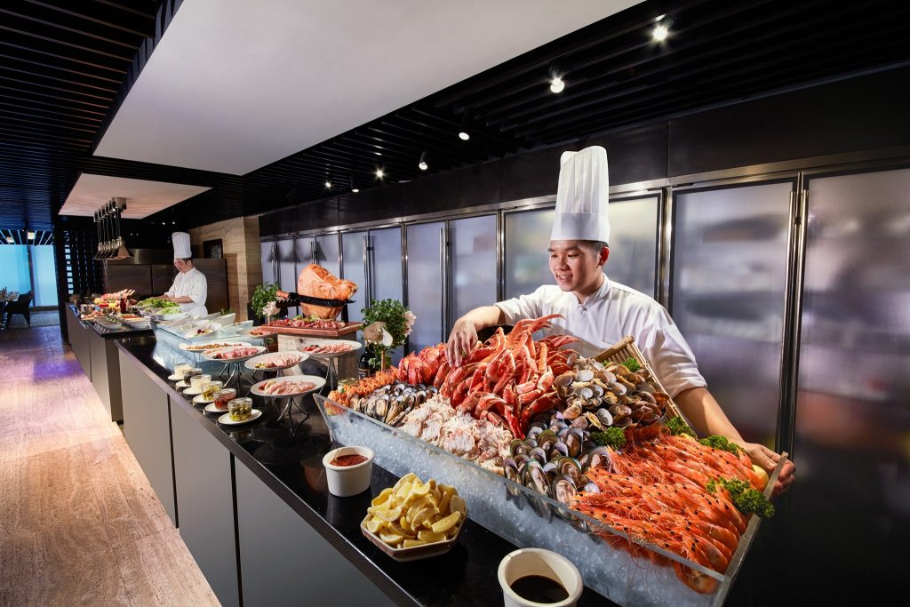 豪华酒店自助餐高级食材无限量海鲜料理任点任吃02优惠价格包满意