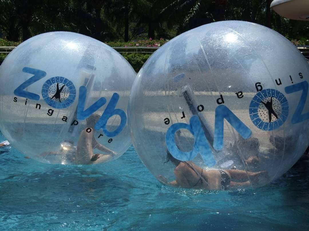 source泡泡服撞击游戏 bloop games水上悠波球 water zovb陆地悠波球