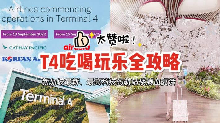 樟宜机场T4终于重新开放！超全吃喝玩乐攻略在这里！